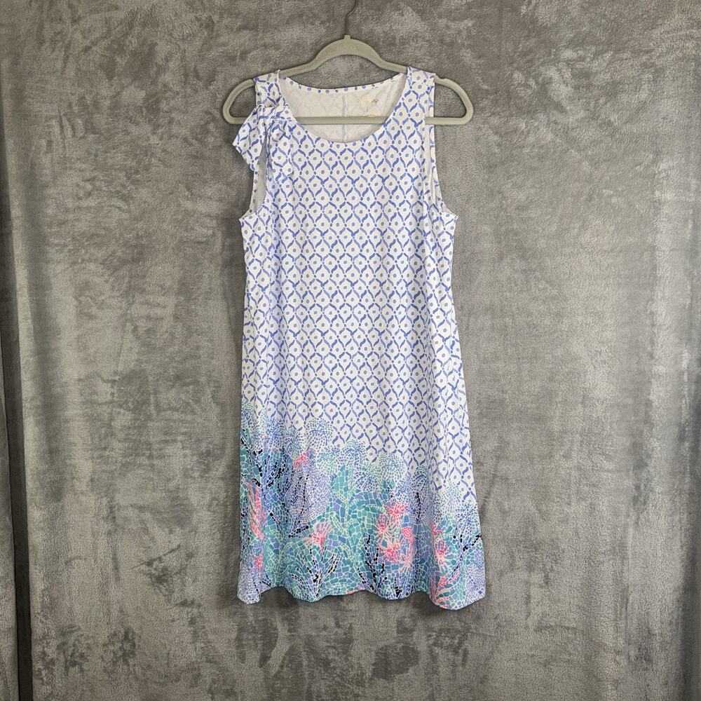 Lilly Pulitzer Luella Swing Dress in Sea la Vie SZ L Resort Preppy Vacation
